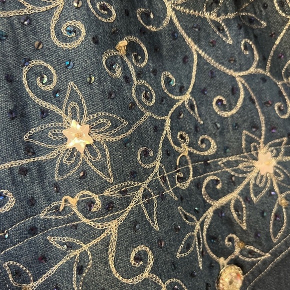 STUNNING Vintage Country Wear Clothing Company Western Jean Dress - Picture 3 of 12